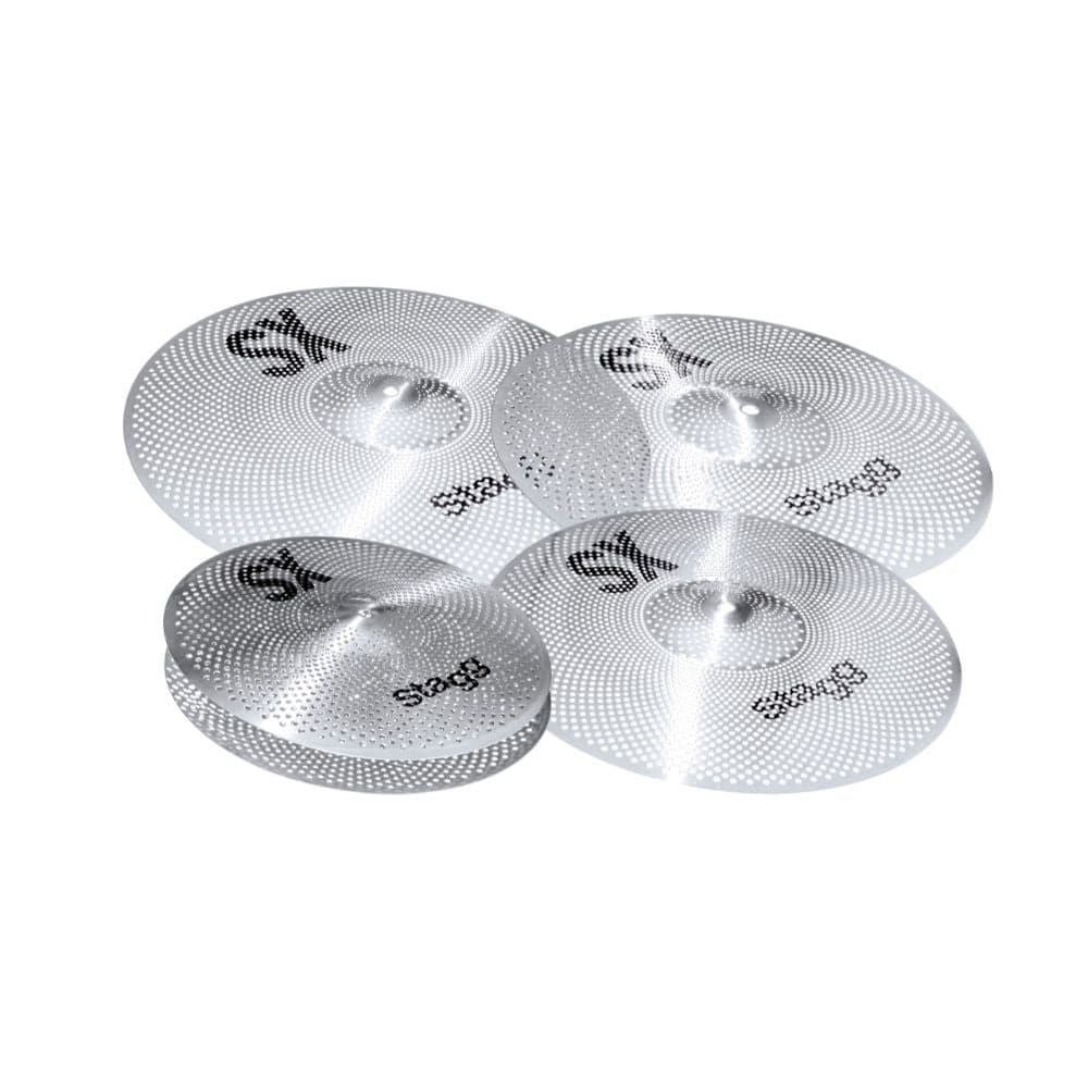 Stagg Silent Cymbal Set w/ Gig Bag - SXM SET