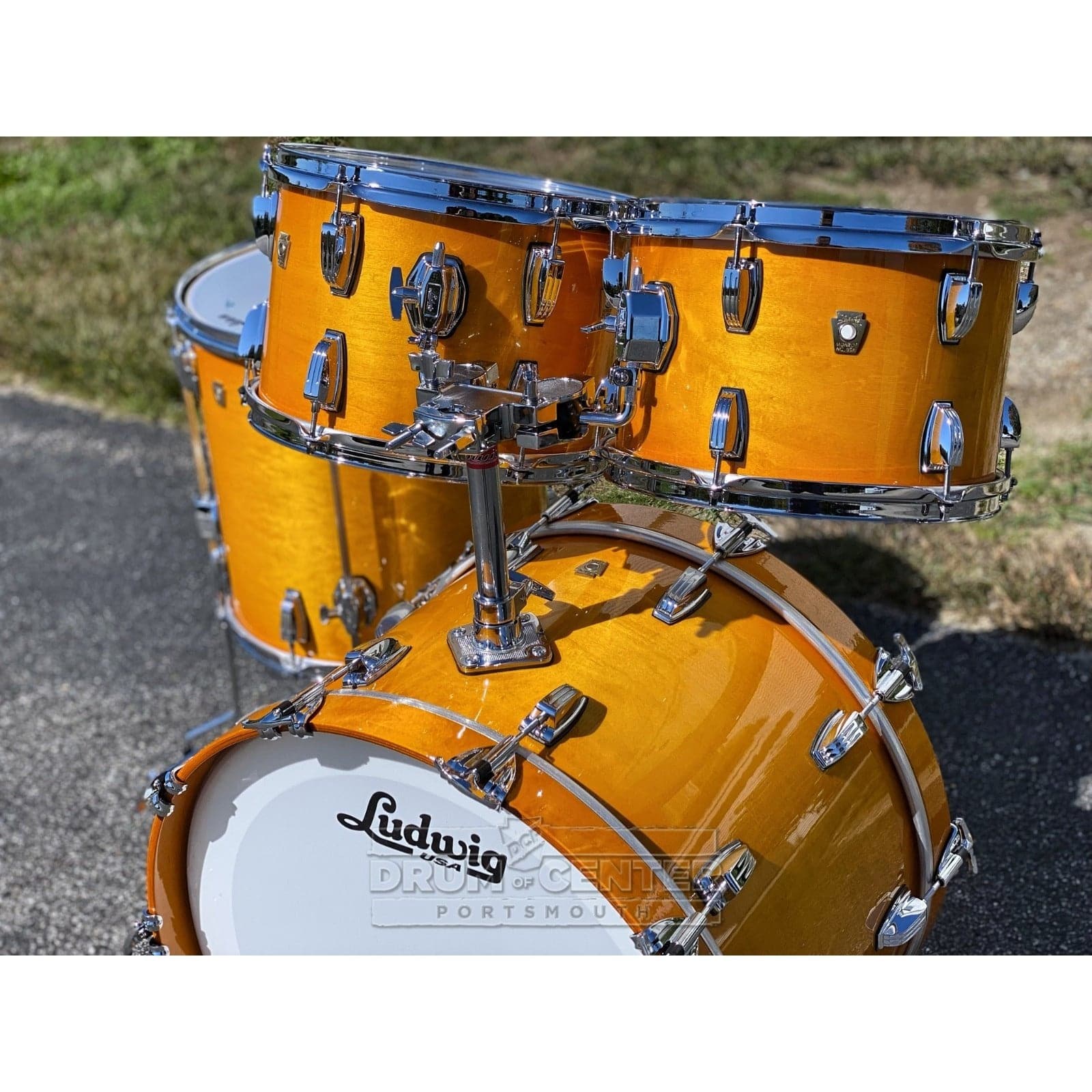 Ludwig Legacy Maple 4pc "Get Back" Drum Set Golden Slumbers