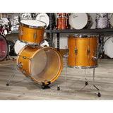 Used Rogers Tower 3pc Jazz Drum Set Satin Fruitwood Stain