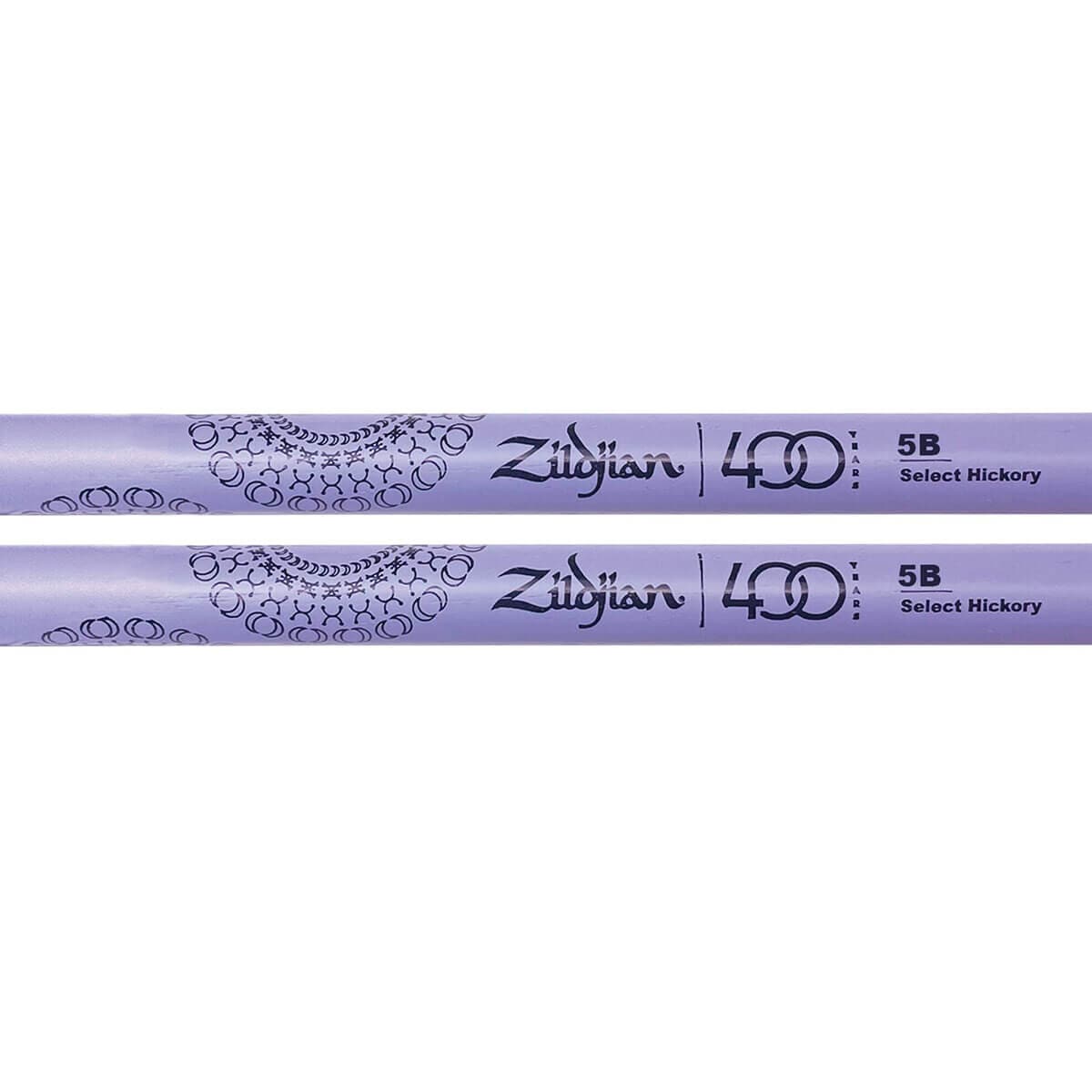 Zildjian Limited Edition 400th Anniversary Drum Sticks 5B Acorn Purple