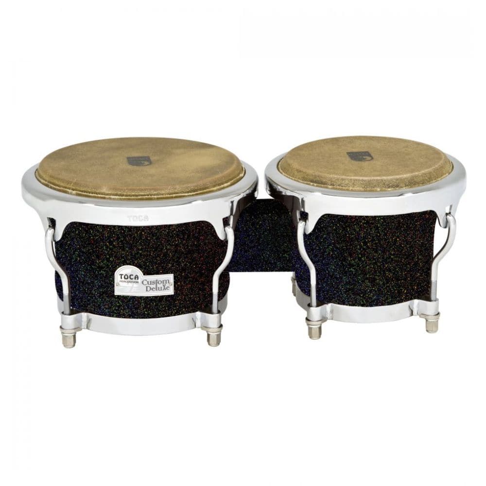 Toca Custom Deluxe Bongo Black Sparkle