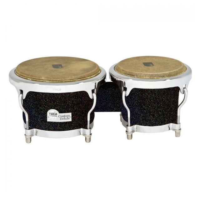 Toca Custom Deluxe Bongo Black Sparkle