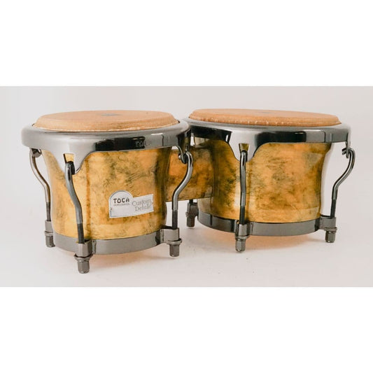 Toca Custom Deluxe Wood Bongo Set - Sahara Gold Finish