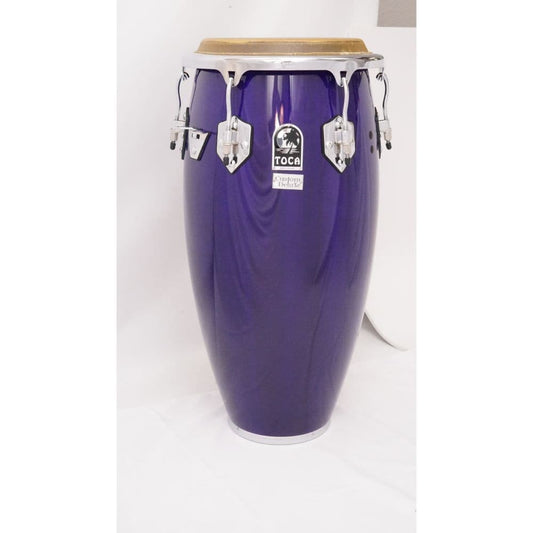Toca Custom Deluxe Wood Conga - Transparent Purple Gloss Finish