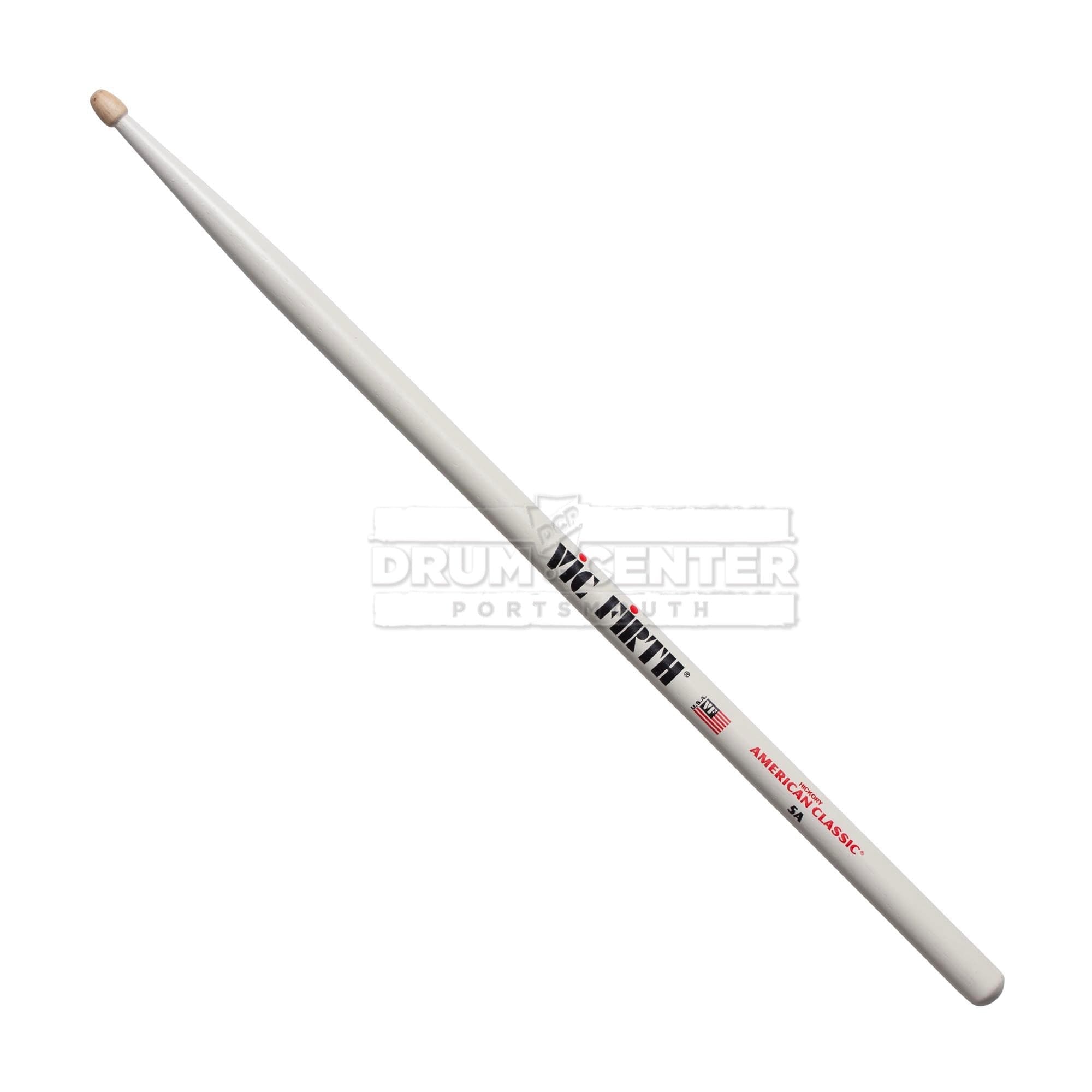 Vic Firth American Classic Drum Stick 5A w/ White Finish