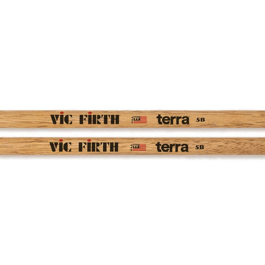 Vic Firth American Classic 5BT Terra Series Drumsticks, Wood Tip