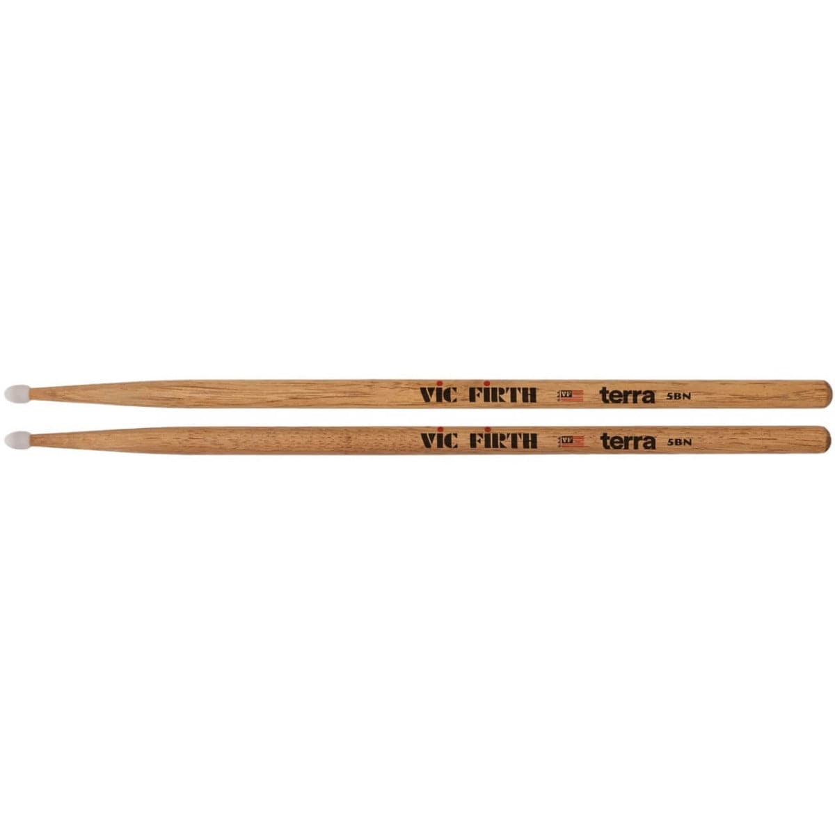 Vic Firth American Classic 5BTN Terra Series Drumsticks, Nylon Tip