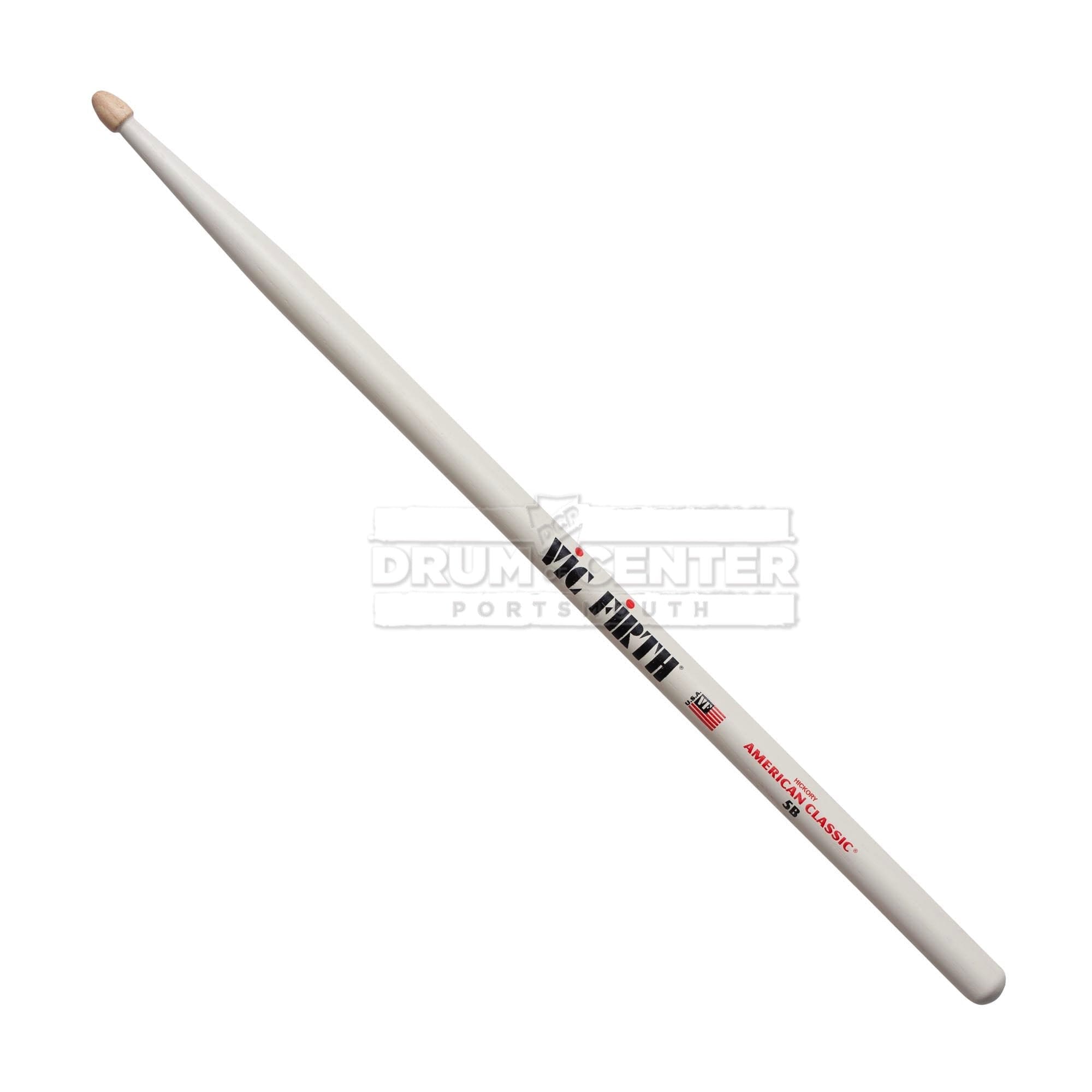 Vic Firth American Classic Drum Stick 5B w/ White Finish