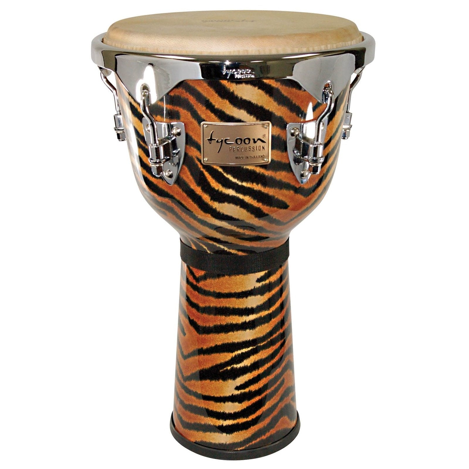 Tycoon Percussion 12 Master Fantasy Tiger Djembe