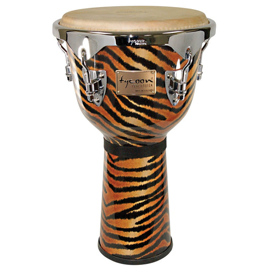 Tycoon Percussion 12 Master Fantasy Tiger Djembe