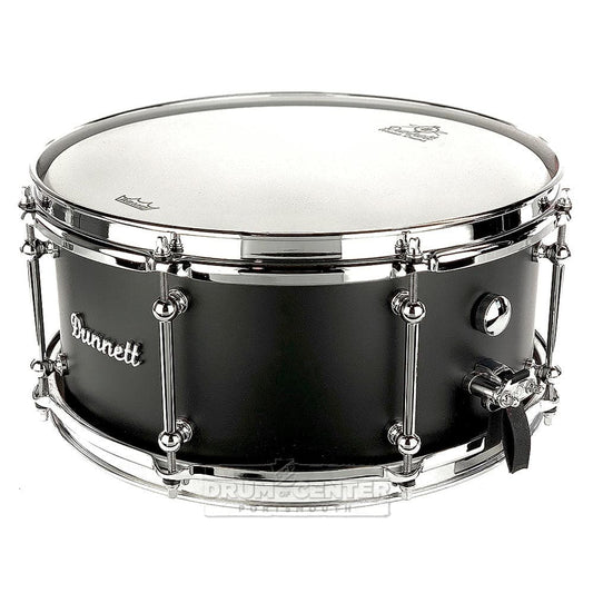 Dunnett Classic Titanium Snare Drum 13x6.5 Matte Black