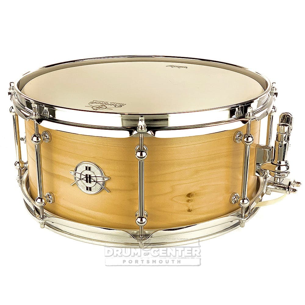Dunnett Classic MonoPly Milkwood Snare Drum 14x6.5 Satin Natural