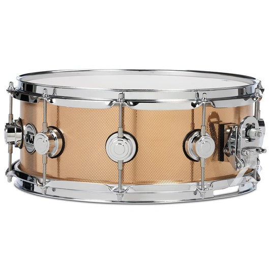 DW Collectors Knurled Bronze Snare Drum 14x5.5 Chrome Hardware