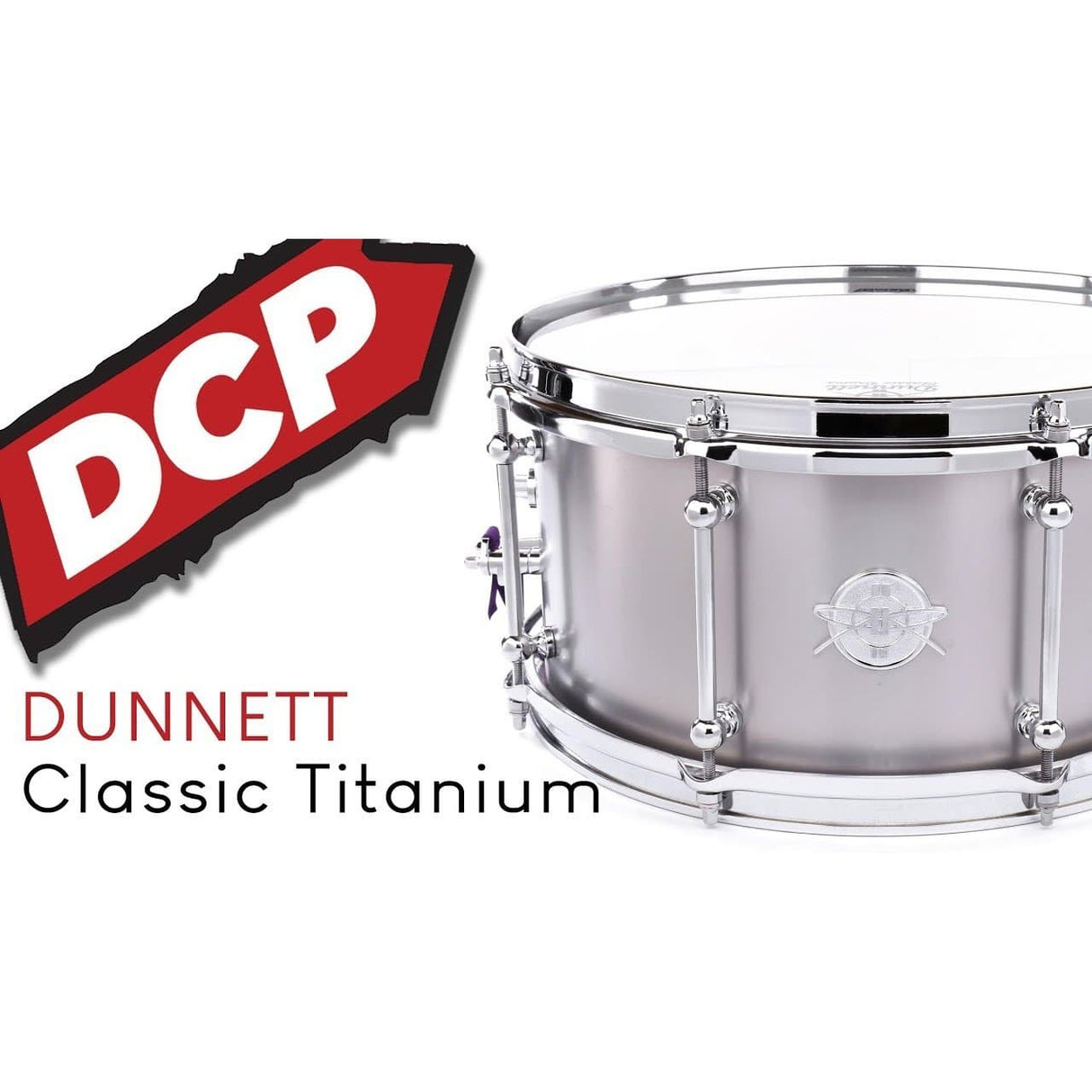 Dunnett Classic Titanium Snare Drum 14x7