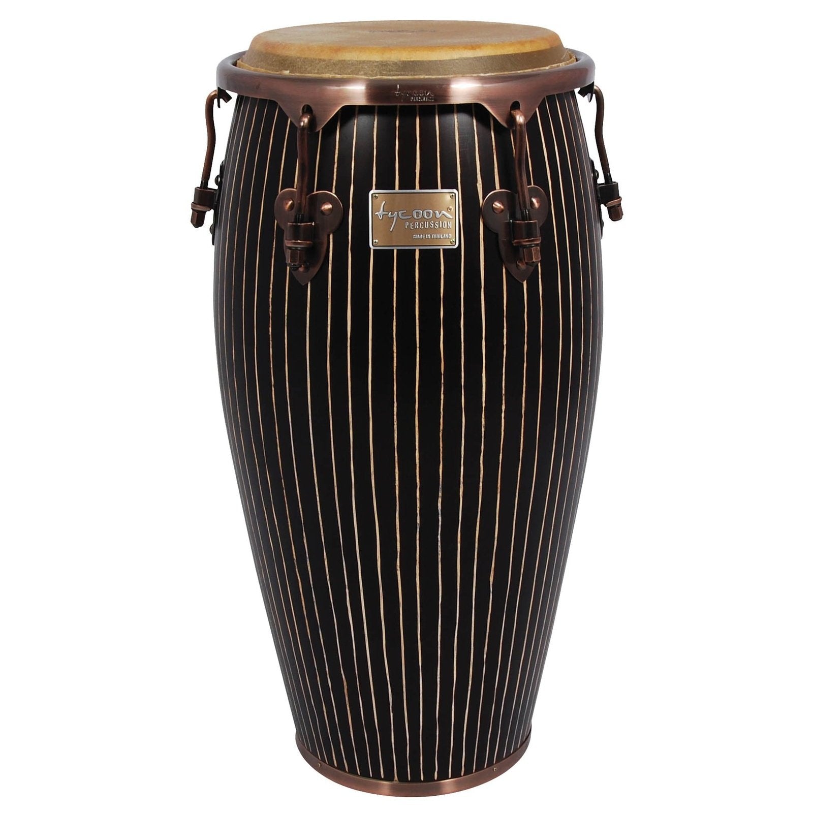 Tycoon 11 3/4 Master Hand-Crafted Pinstripe Series Conga With Stand