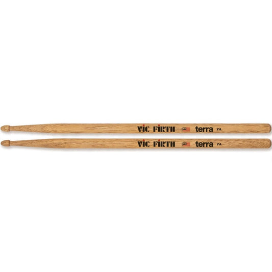 Vic Firth American Classic 7AT Terra Series Drumsticks, Wood Tip