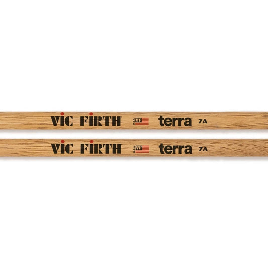 Vic Firth American Classic 7AT Terra Series Drumsticks, Wood Tip