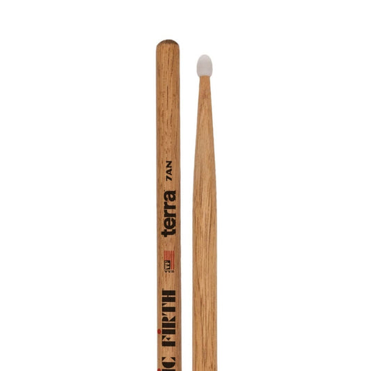Vic Firth American Classic 7ATN Terra Series Drumsticks, Nylon Tip