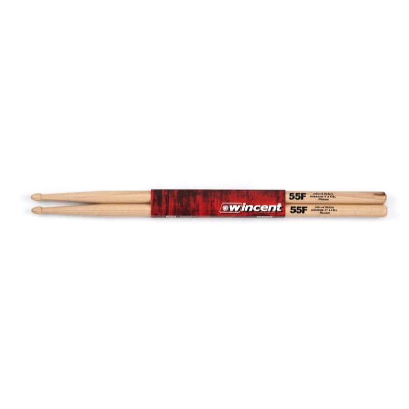 Wincent 55F Precision Hickory Drum Sticks - Acorn Tip