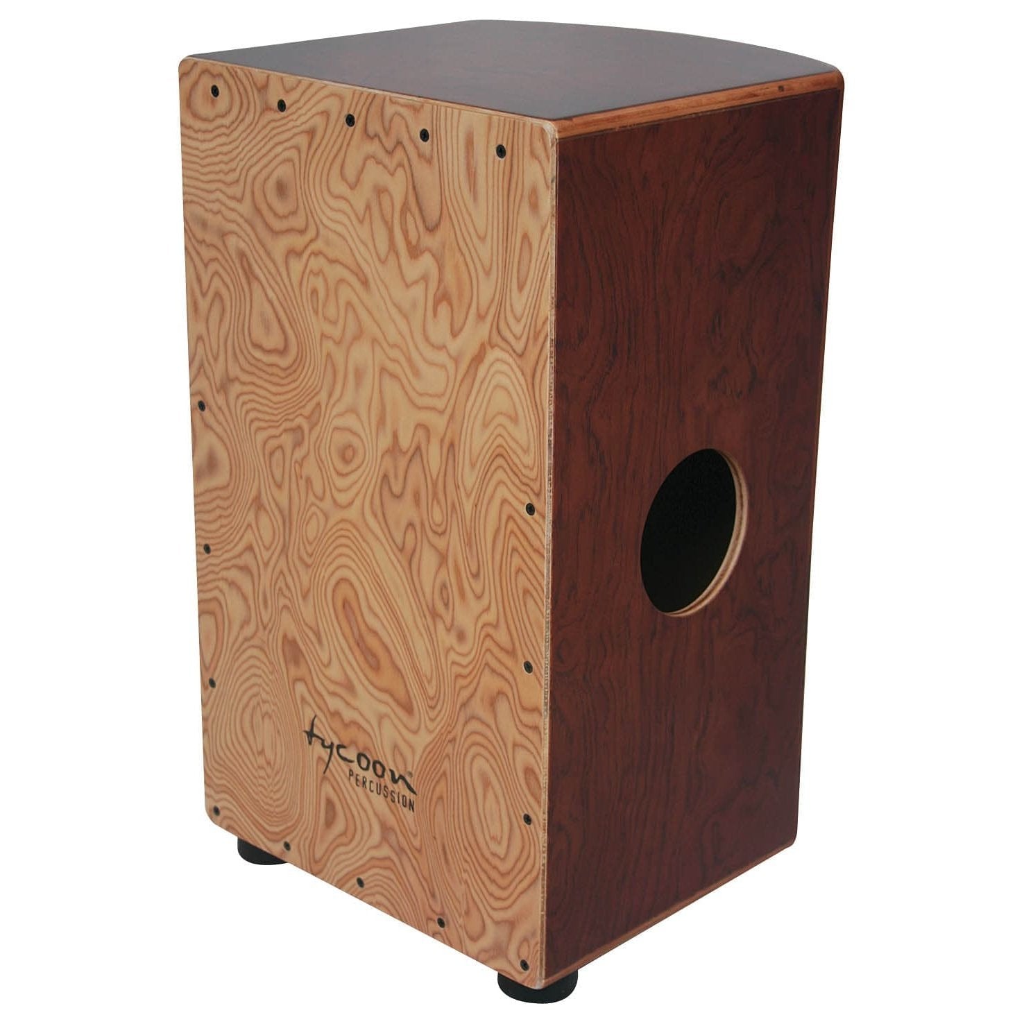 Tycoon 29 Roundback Series Bubinga Cajon With Makah-Burl Front Plate