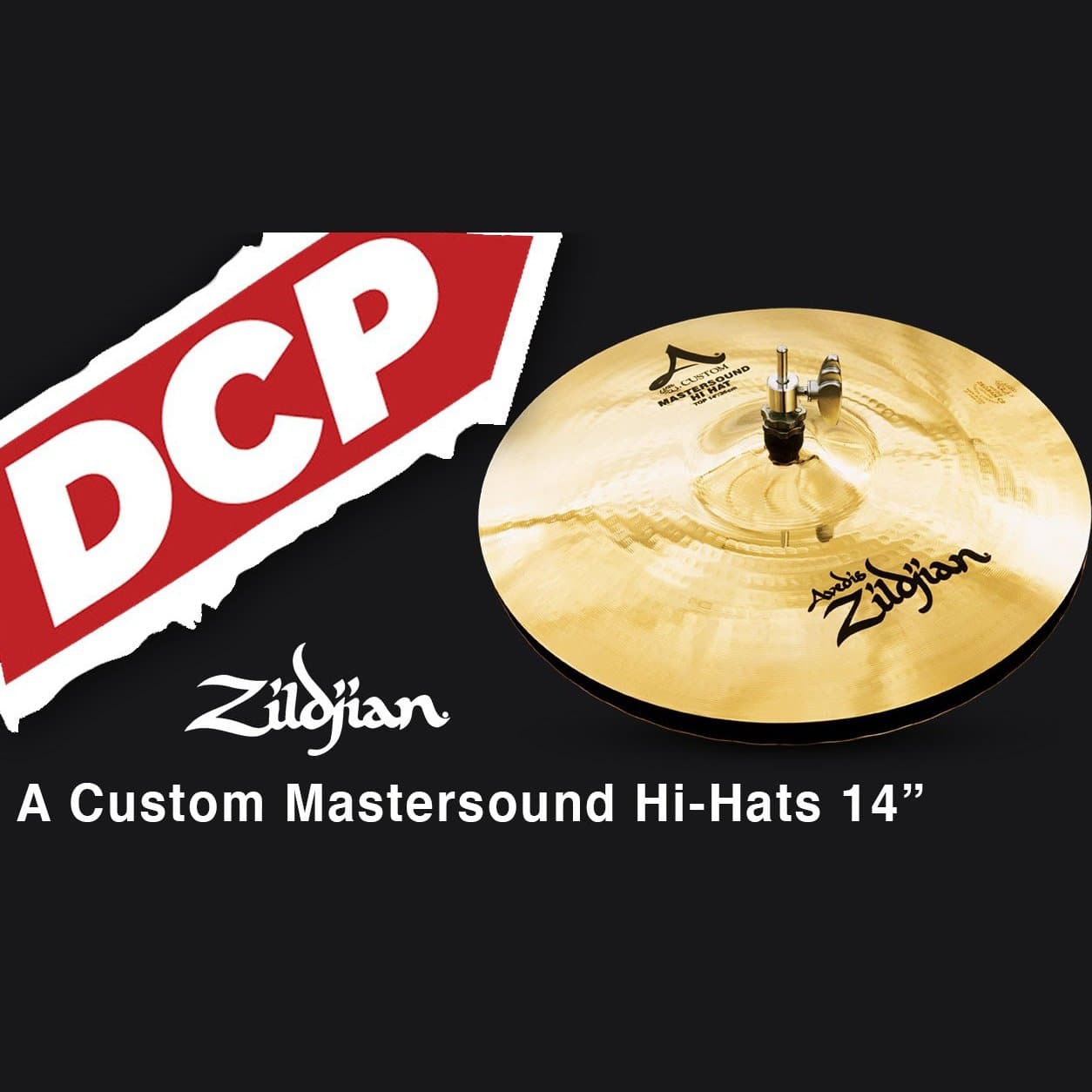 Zildjian A Custom Mastersound Hi Hat Cymbals 14