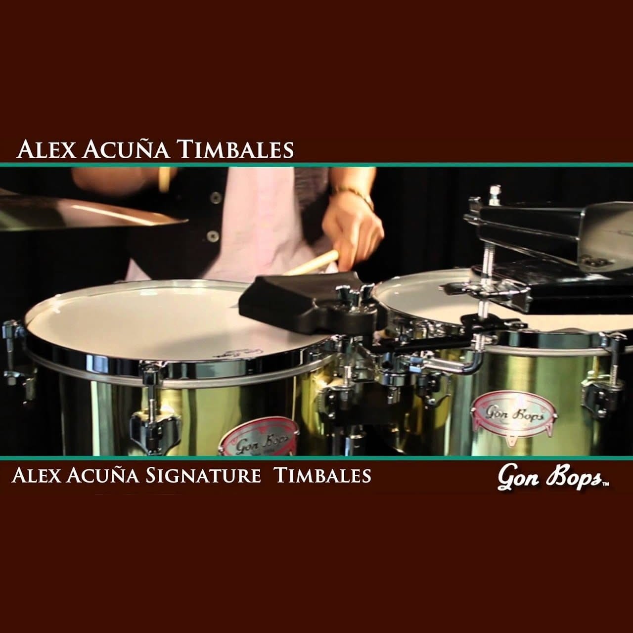 Gon Bops Alex Acuna Signature Timbales 14" & 15"