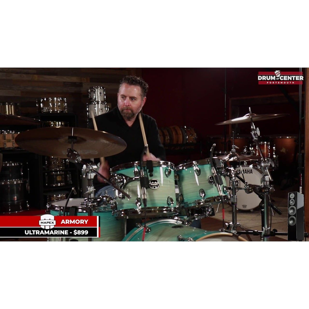 Mapex Armory Series Studioease Drum Set Fast Toms Emerald Burst