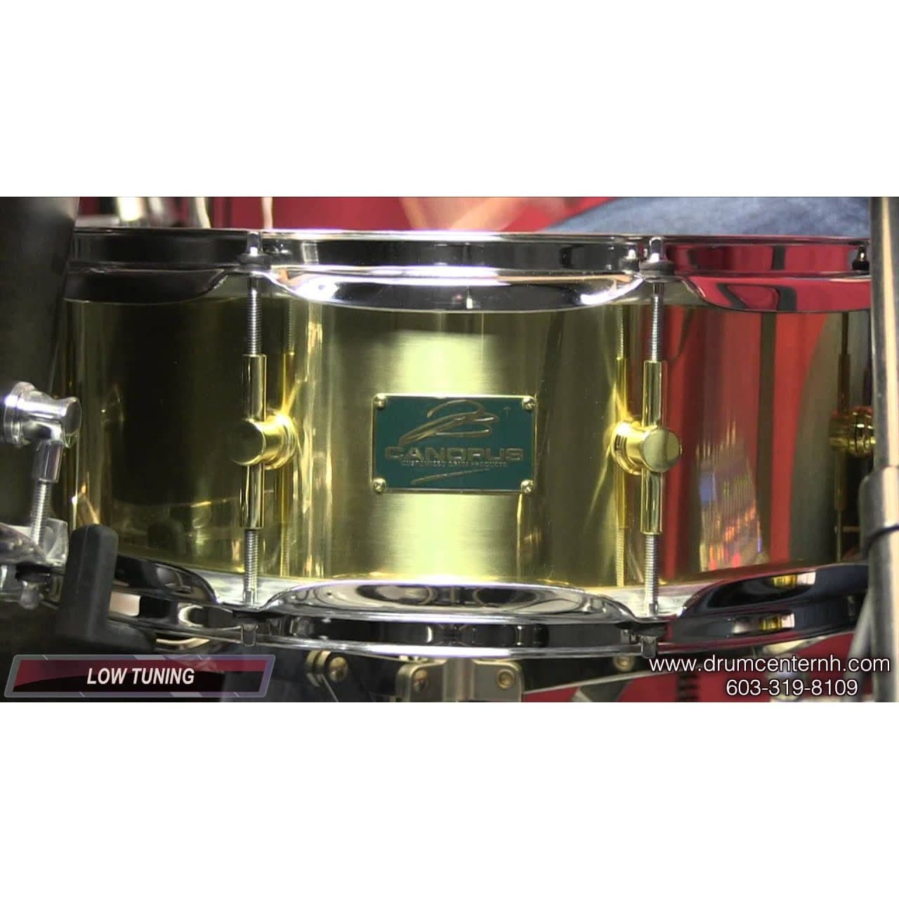 Canopus 'The Brass' Snare Drum 14x5.5 w/Flanged Hoops | Drum