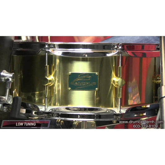 Canopus 'The Brass' Snare Drum 14x5.5 w/ Flanged Hoops