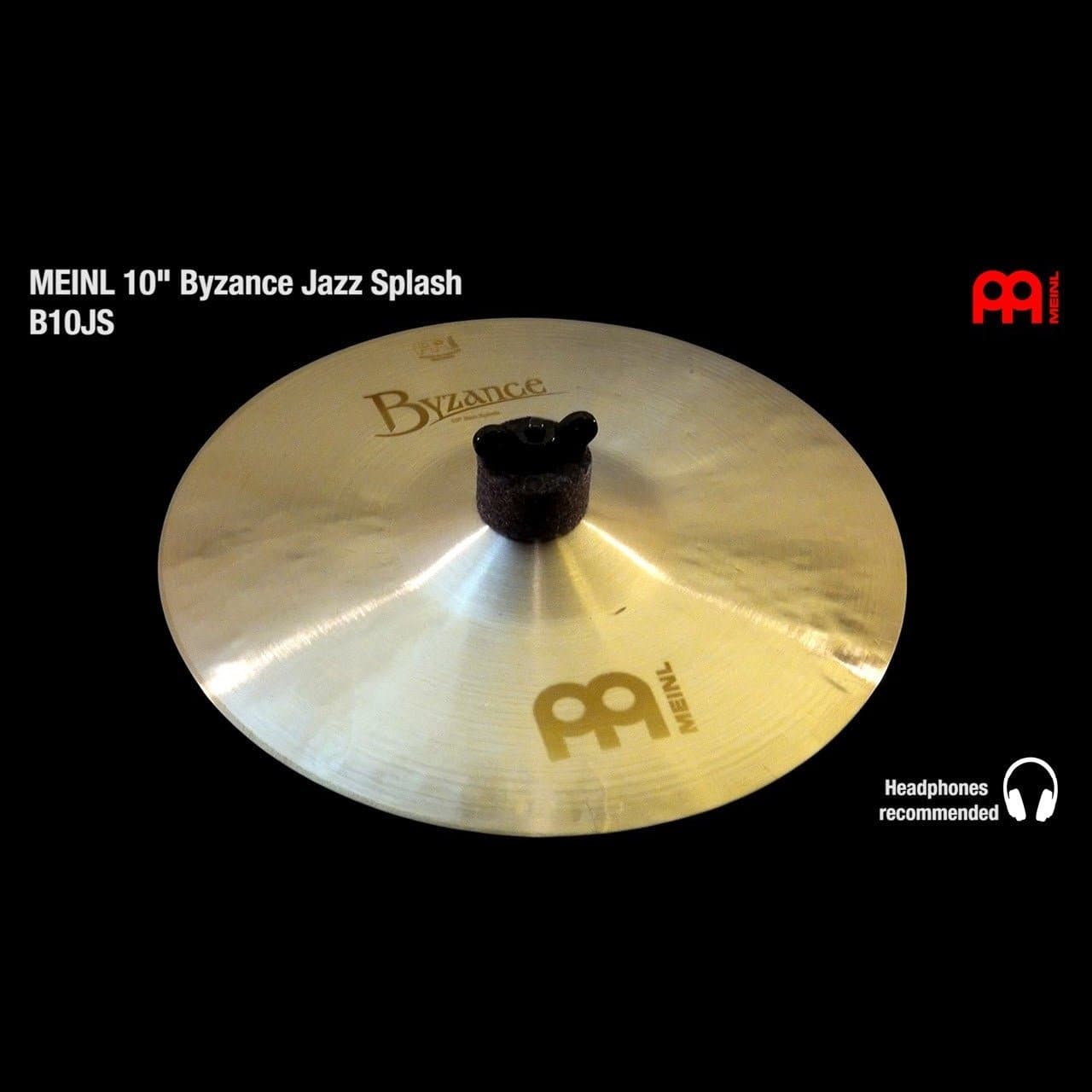 Meinl Byzance Jazz Splash Cymbal 10