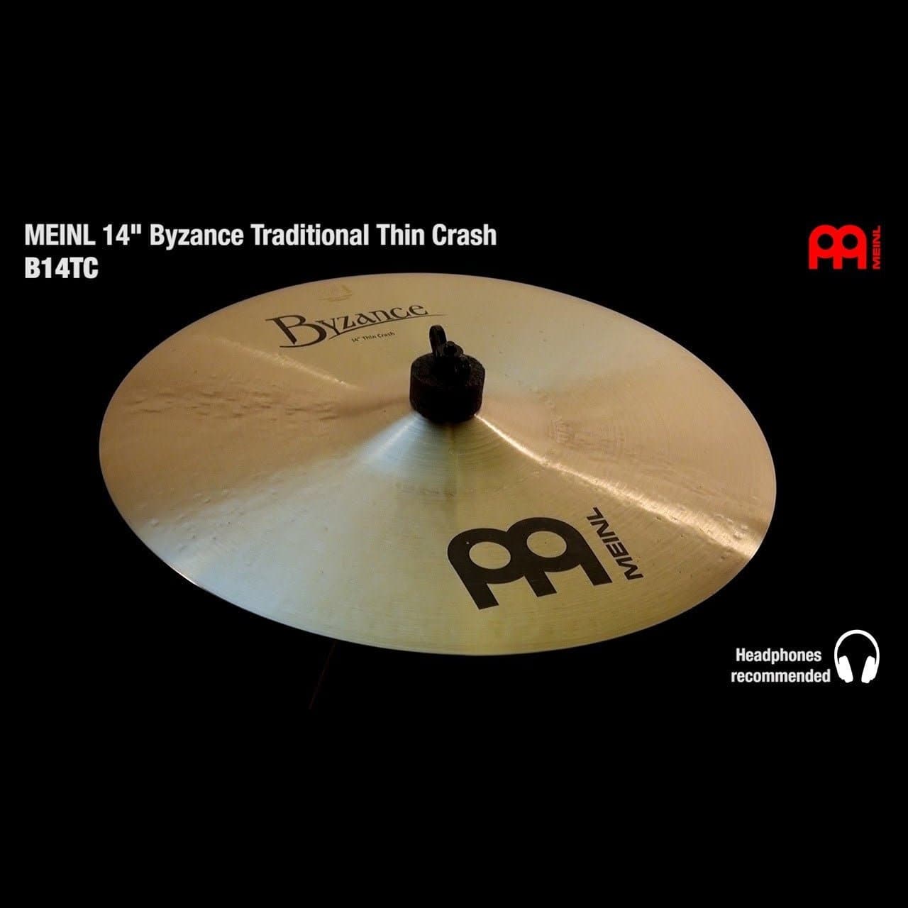 Meinl Byzance Traditional Thin Crash Cymbal 14