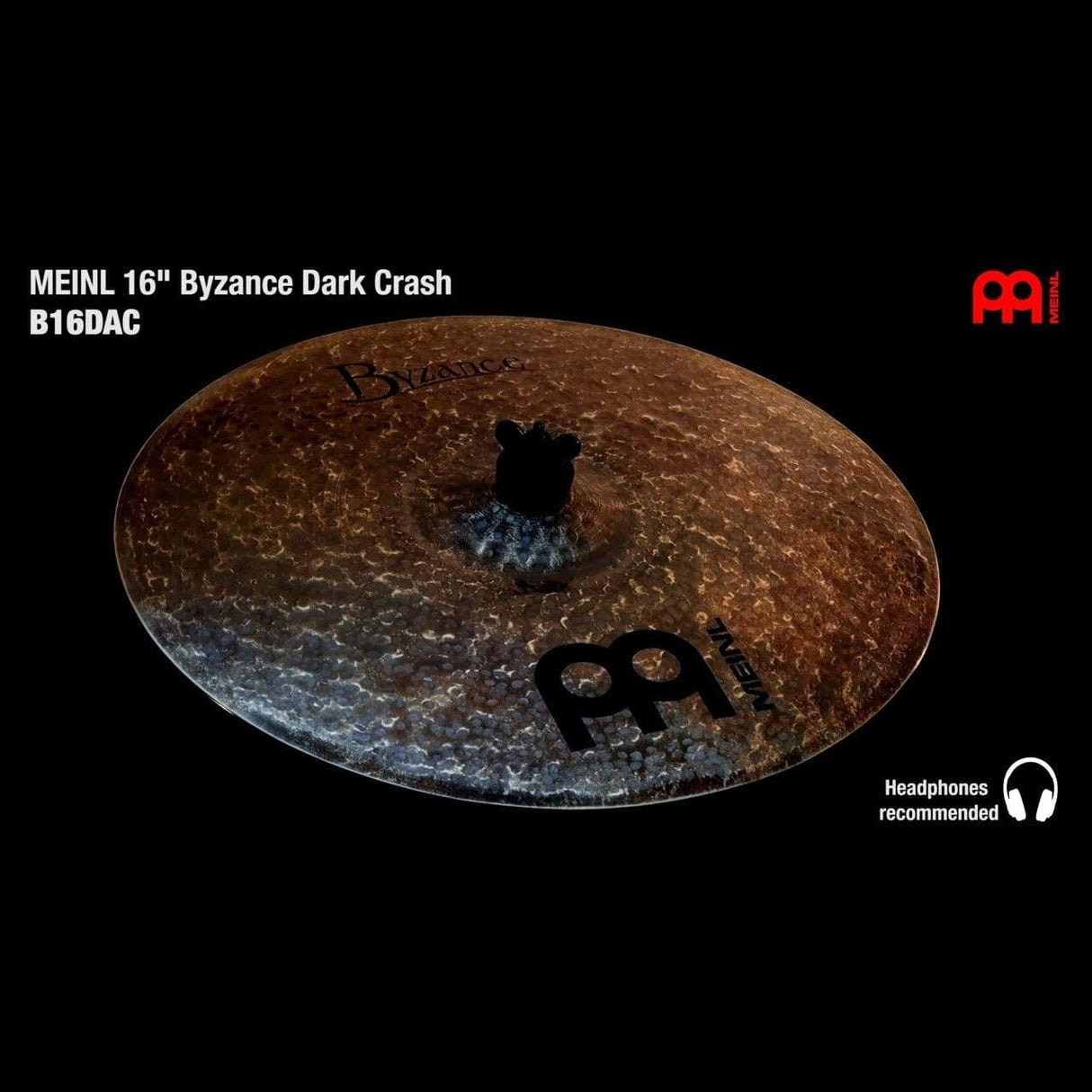 Meinl Byzance Dark Crash Cymbal 16