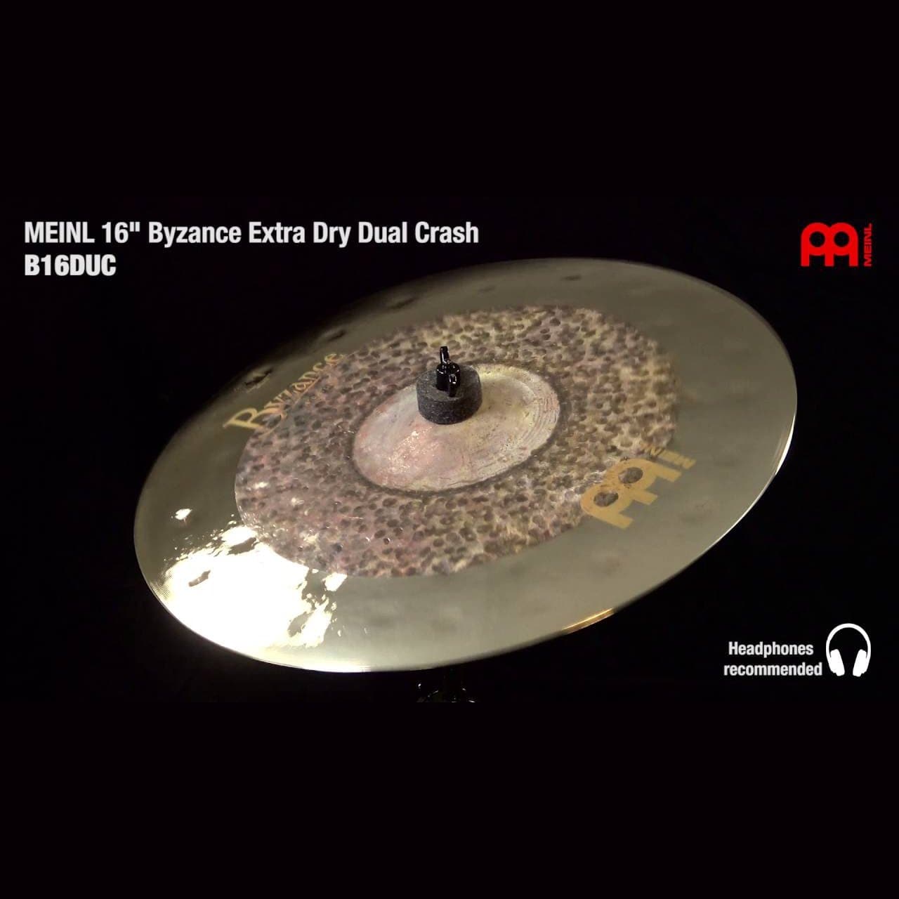 Meinl Byzance Dual Crash Cymbal 16 | Drum Center Of Portsmouth