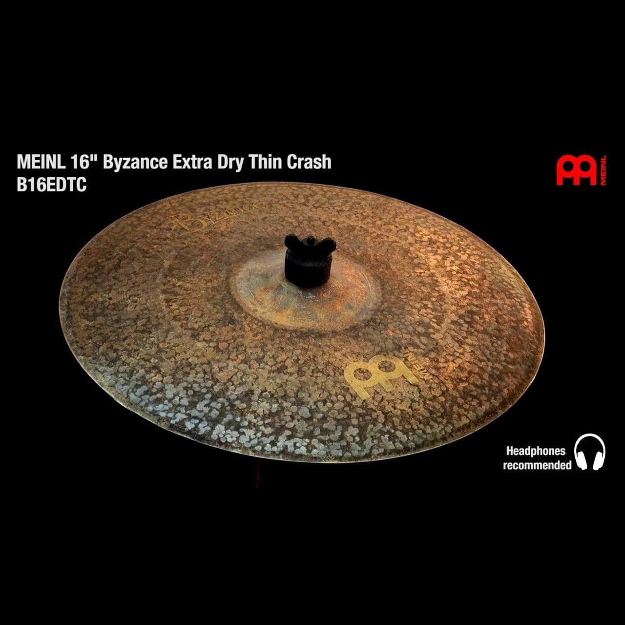 Meinl Byzance Extra Dry Thin Crash Cymbal 16 | Drum Center Of