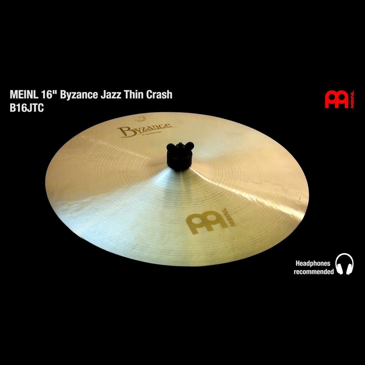 Meinl Byzance Jazz Thin Crash Cymbal 16 | DCP