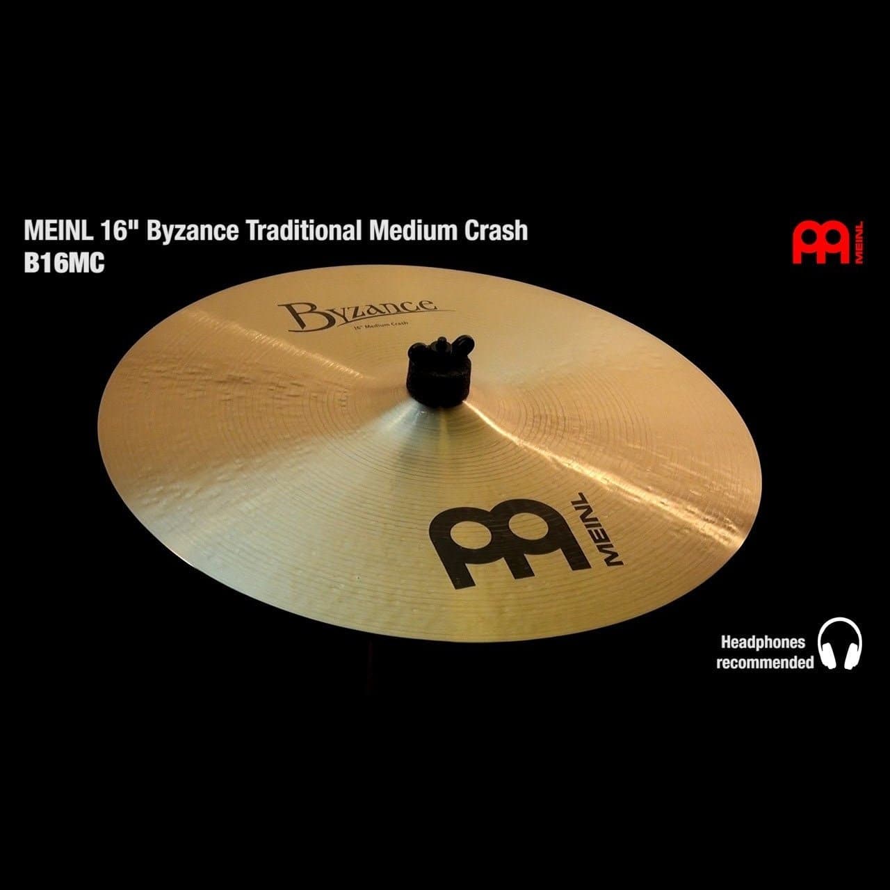 Meinl Byzance Traditional Medium Crash Cymbal 16 | DCP