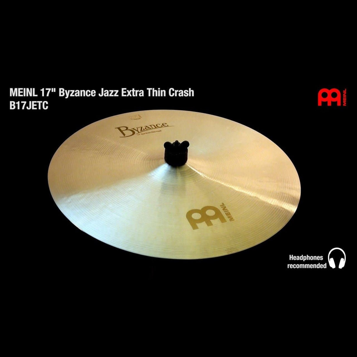 Meinl Byzance Jazz Extra Thin Crash Cymbal 17