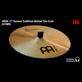 Meinl Byzance Traditional Medium Thin Crash Cymbal 17