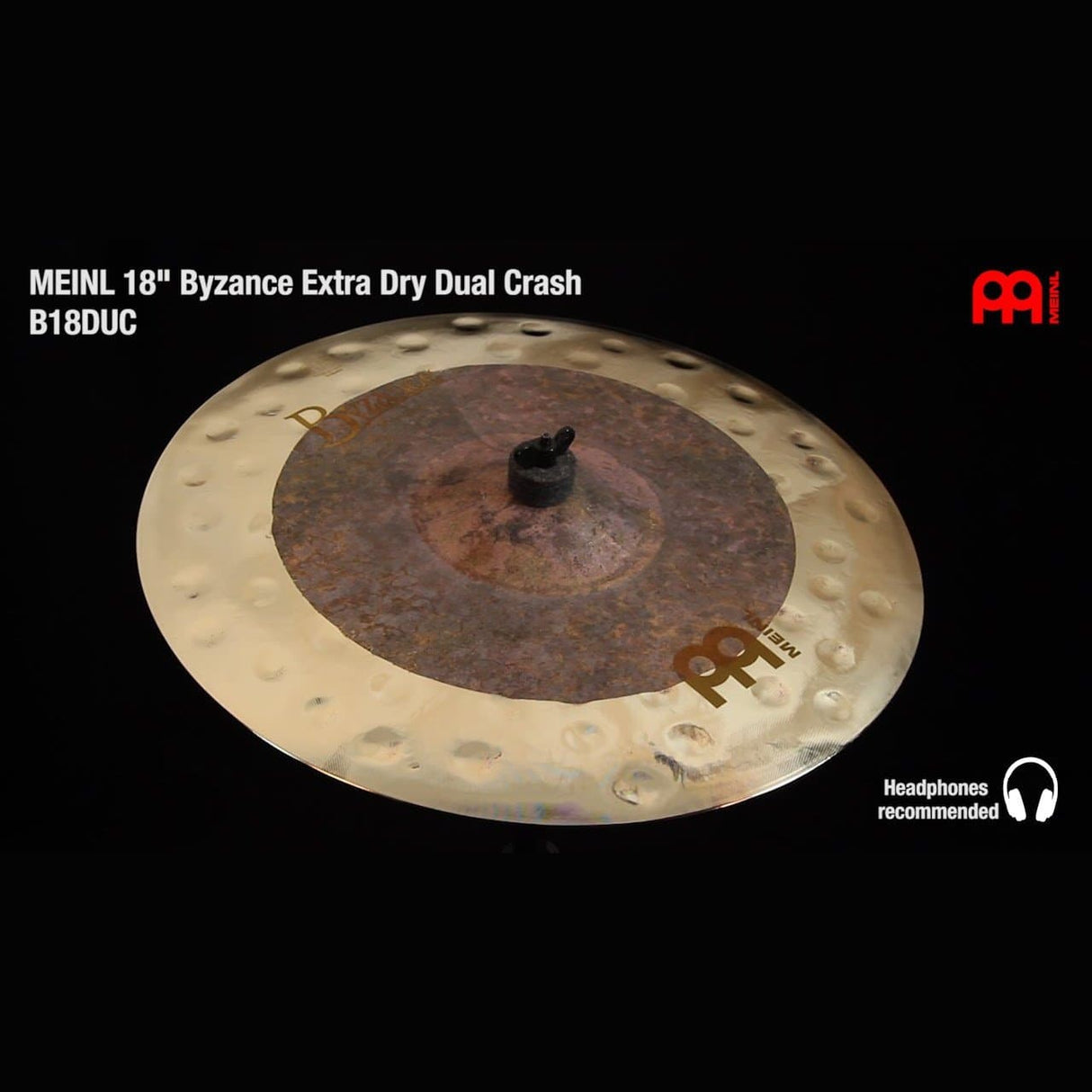 Meinl Byzance Dual Crash Cymbal 18"