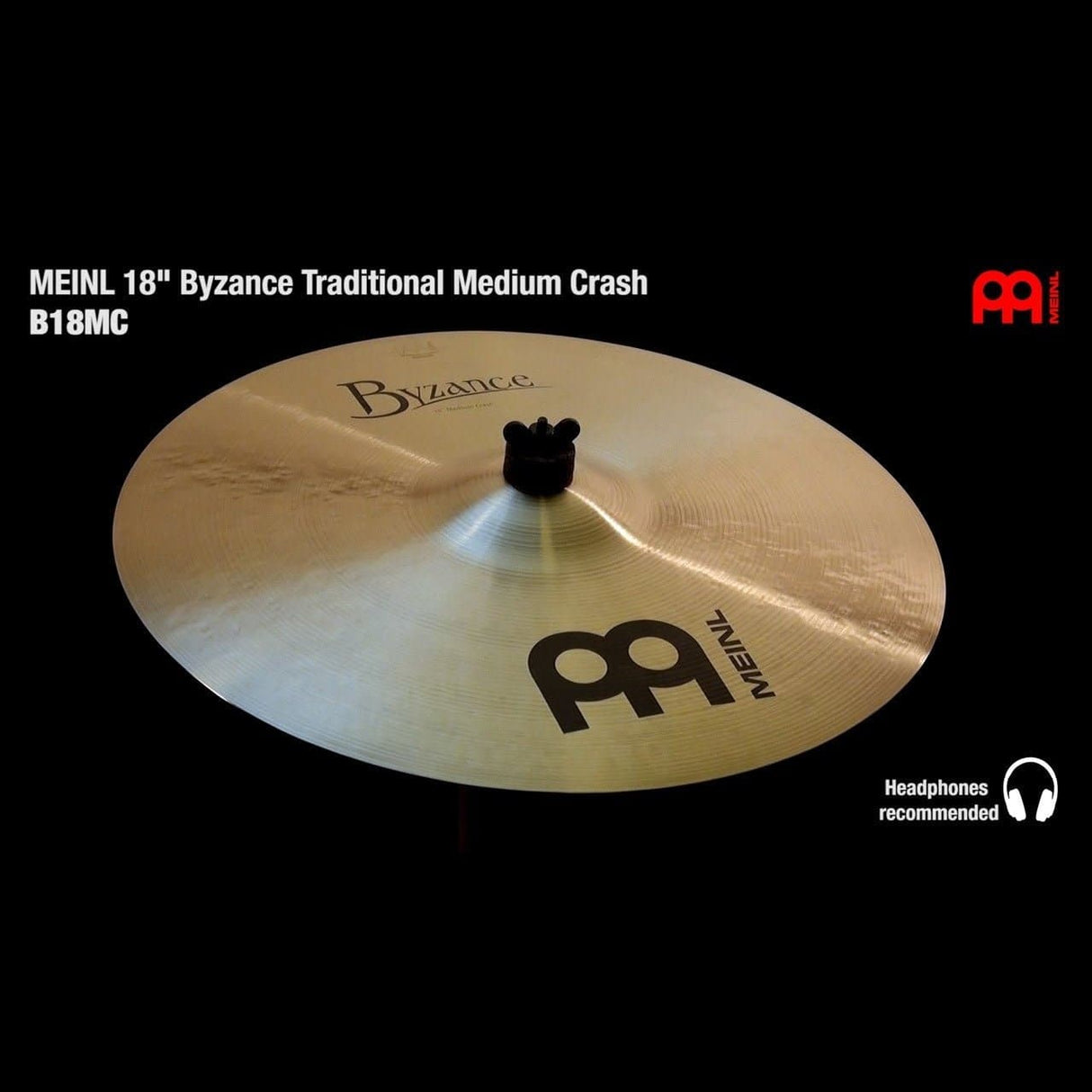 Meinl Byzance Traditional Medium Crash Cymbal 18