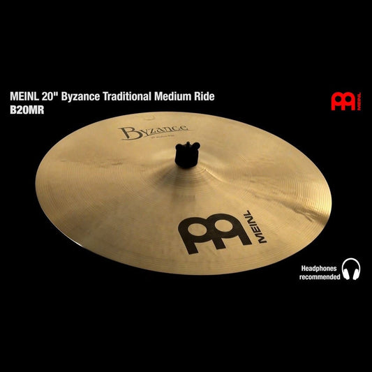 Meinl Byzance Traditional Medium Ride Cymbal 20