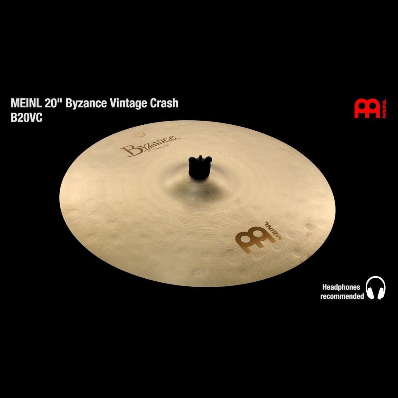 Meinl Byzance Vintage Crash Cymbal 20