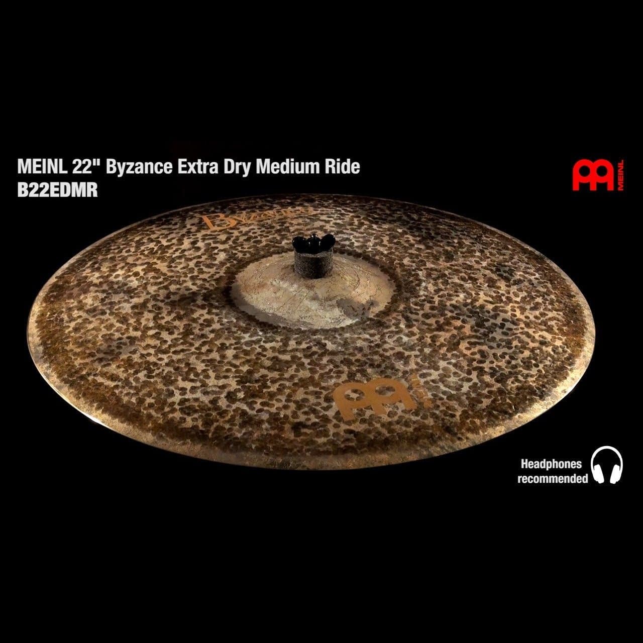 Meinl Byzance Extra Dry Medium Ride Cymbal 22 | DCP