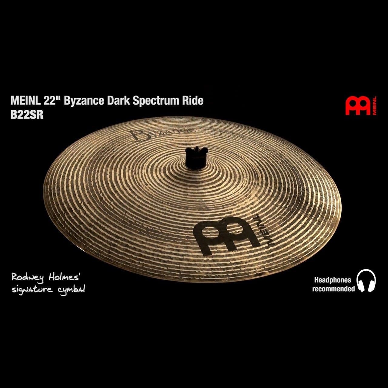 Meinl Byzance Dark Spectrum Ride Cymbal 22