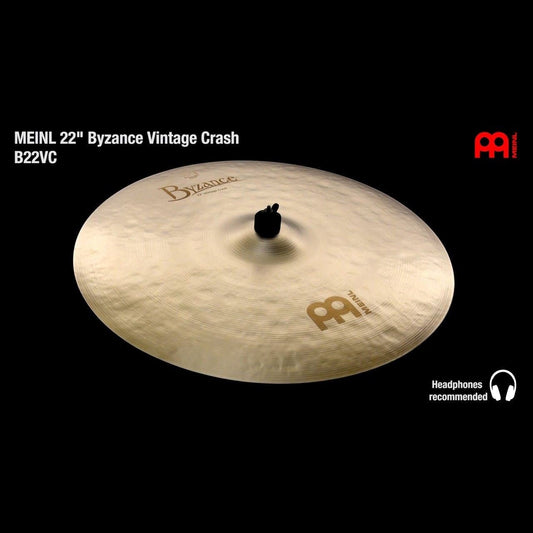 Meinl Byzance Vintage Crash Cymbal 22