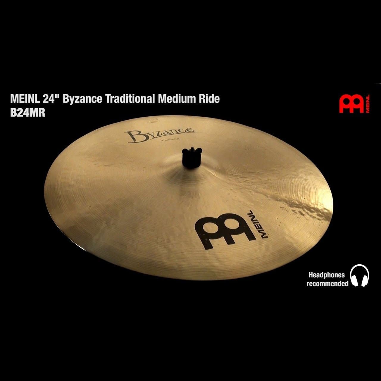 Meinl Byzance Traditional Medium Ride Cymbal 24 | DCP