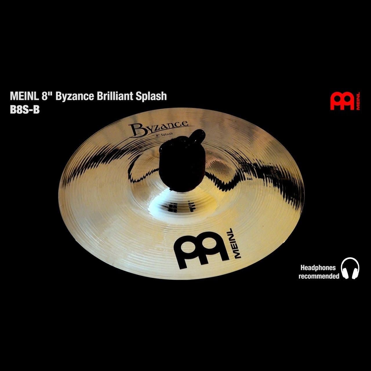 Meinl Byzance Brilliant Splash Cymbal 8