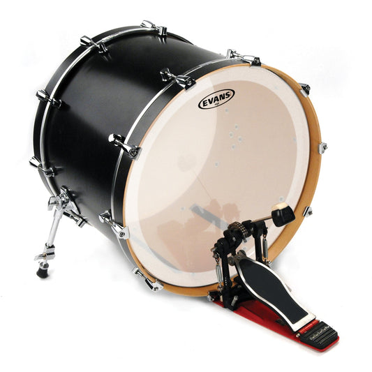 Evans EQ4 Frosted Bass Drum Head, 18 Inch