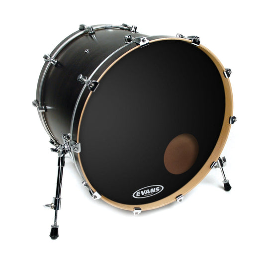 Evans EQ3 Resonant Black Bass Drum Head, 26 Inch