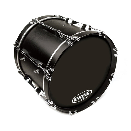 Evans MX2 Black Marching Bass Drum Head, 30 Inch